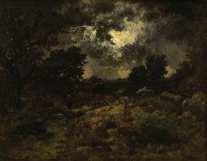 Storm In The Forest Of Fontainbleau — Narcisso Díaz De La Peña