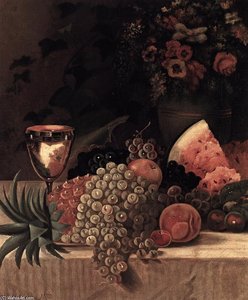 Fruit And Flower Still Life (a) — William Merritt Chase