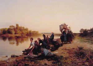 Wash Day — Daniel Ridgway Knight