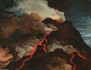 Vesuvius In Eruption — Anicet Charles Gabriel Lemonnier
