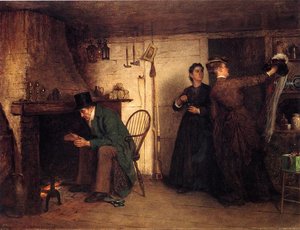 The New Bonnet — Jonathan Eastman Johnson
