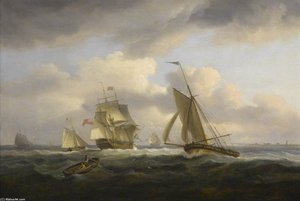 In The Channel — Thomas Luny