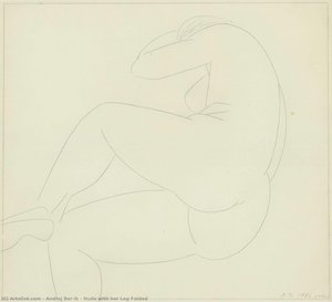 Nude with her Leg Folded