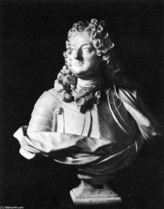 Bust Of The Regent — Jean-louis Lemoyne, Neoclassical Sculpture