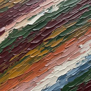 Earthen Strata In Motion: A Monumental Study Of Rhythmic Impasto And Tectonic Flow — David Moreau, Plaster & Texture Art
