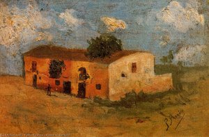 House In The Field — Pablo Picasso, Early Realism
