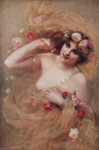 Nude With Roses — Beatrice Offor