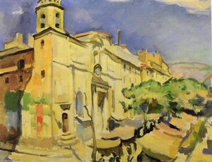 La Place Du Marché, Toulon — Charles Camoin, Fauvism