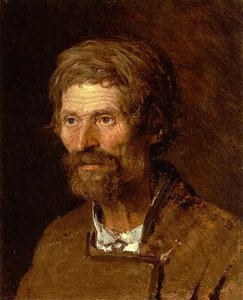 Head Of An Old Ukranian Peasant — Ivan Nikolaevich Kramskoy, Realism