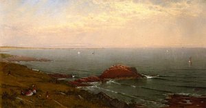 Indian Rock, Narragensett Bay — Alfred Thompson Bricher