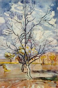 Pink Peach Trees — Vincent Willem Van Gogh, Post-impressionism