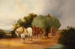 The Hay Cart — John Joseph Barker
