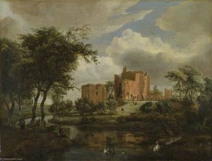 The Ruins Of Brederode Castle — Meindert Hobbema