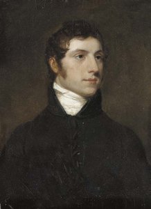 Portrait Of A Gentleman, Believed To Be Robert La Touche, Small Half-length, In A Black Coat