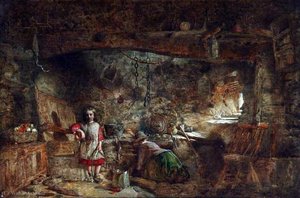 A Cottage Interior — Alfred Provis