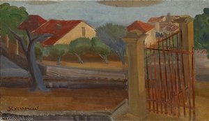 Garden Gate — Boris Dmitrievich Grigoriev
