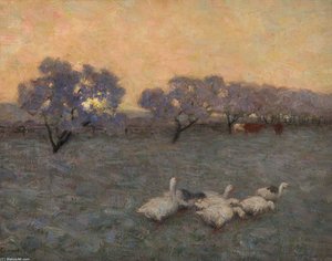 Sunrise In Winter — Edward William Stott