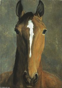 Head Of A Bay Horse — Jacques Laurent Agasse