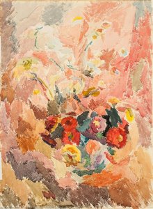 Flowers On Short And Long Stems — Eugenie Baizerman