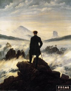 Wanderer Above The Mists — Caspar David Friedrich, Romanticism