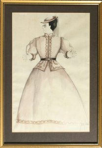 Costume Design For Miss Bentson In Lakme By Delibes — John Fraser