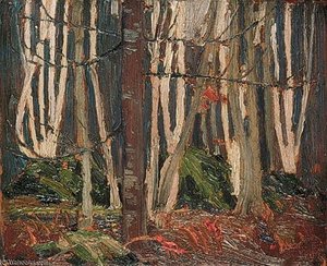 Birch Woods In Autumn — Thomas Thompson