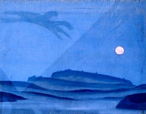 Night Rider — Nicholas Roerich, Expressionism