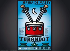 Turandot Poster, 2009 — Michel Bouvet