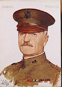 Portrait Du Général Pershing — Joseph-félix Bouchor