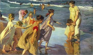 Summer — Joaquín Sorolla Y Bastida, Realist Impressionism