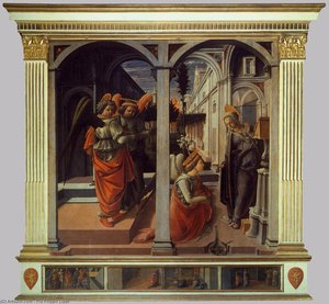 Annunciation — Filippo Di Tommaso Lippi