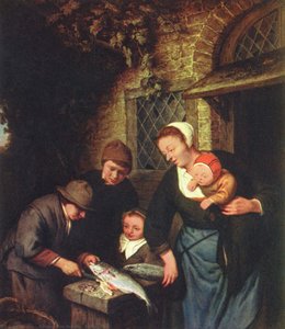Buying Fish — Adriaen Van Ostade