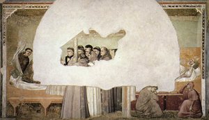 Vision Der Auferstehung Des Franziskus — Giotto Di Bondone