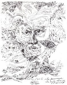 Study For A Self Portrait — André Masson