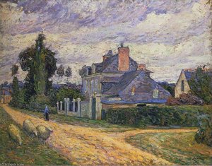 Sheep In The Village Street — Henri Lebasque