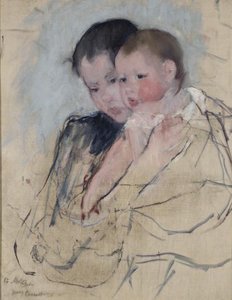 Baby On Mother's Arm — Mary Stevenson Cassatt