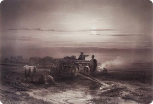 Bivouac In The Desert Convoy Chumakov — Aleksey Savrasov