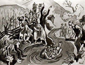 Baptism — Thomas Hart Benton