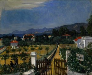 Villas, Antibes — Boris Mikhailovich Kustodiev