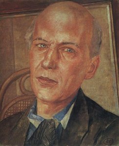 Portrait Of Andrei Bely — Kuzma Petrov-vodkin