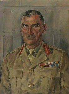 Major General W. H. Oxley, Cbe, Mc, General Officer Commanding Troops In Malta — Leslie Cole