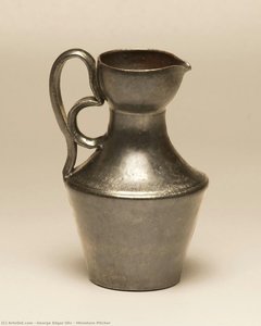 Miniature Pitcher — George Edgar Ohr