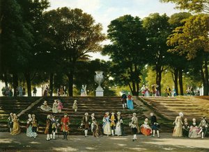 The Ducal Garden in the mid-18th Century