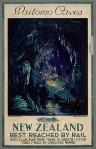 Waitomo Caves New Zealand: best reached by rail