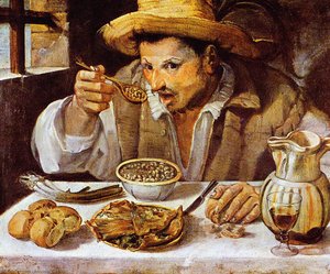 The Beaneater Sun — Annibale Carracci