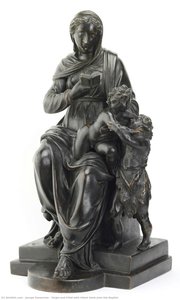 Virgin And Child With Infant Saint John The Baptist — Džako Sansovino, Renaissance