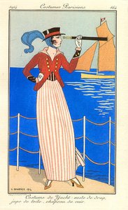 Costume De Yacht — Georges Barbier, Art Deco