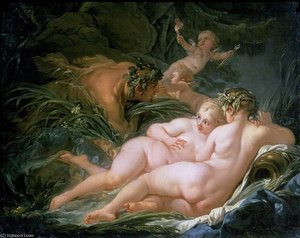 Pan And Syrinx, — François Boucher