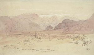 Gebal Serbal And Wady Feiran, On The Sinai Peninsula — Edward Lear