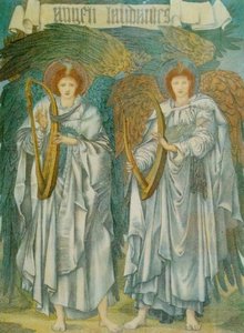 Angeli Laudantes — Edward Coley Burne-jones